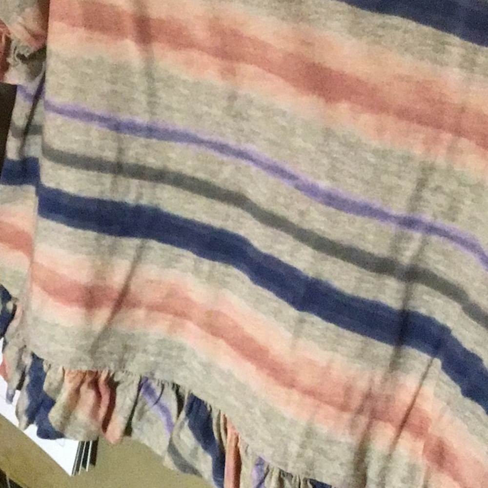Striped Ruffle Hem Top - Picture 16 of 16